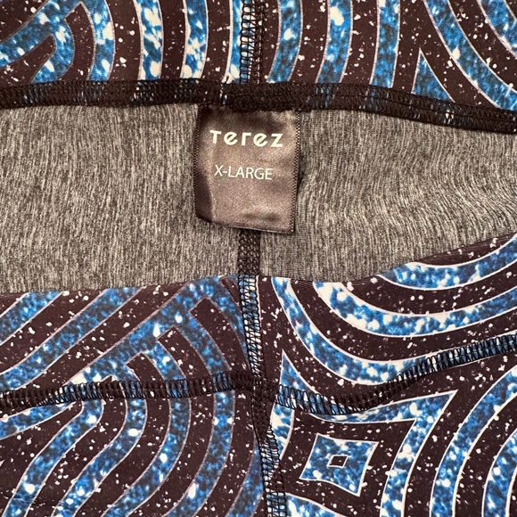 Hard to find + NWT! Peloton Terez Bike Women Glitter Galaxy Leggings - size xl - Picture 4 of 4